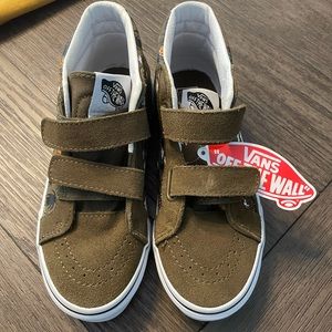 Vans dinosaur high-tops Velcro
